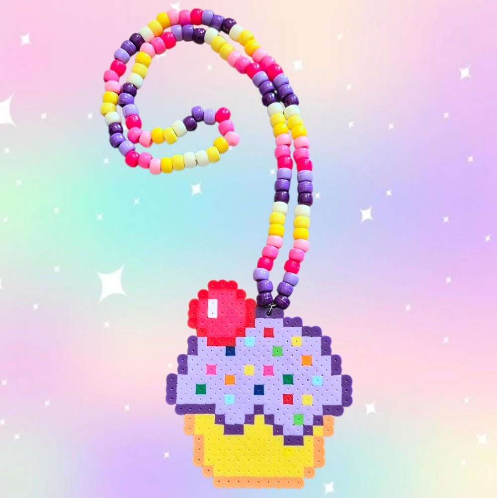 Cupcake Kandi Necklace